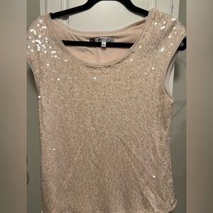 Pink Sequin Women's Top